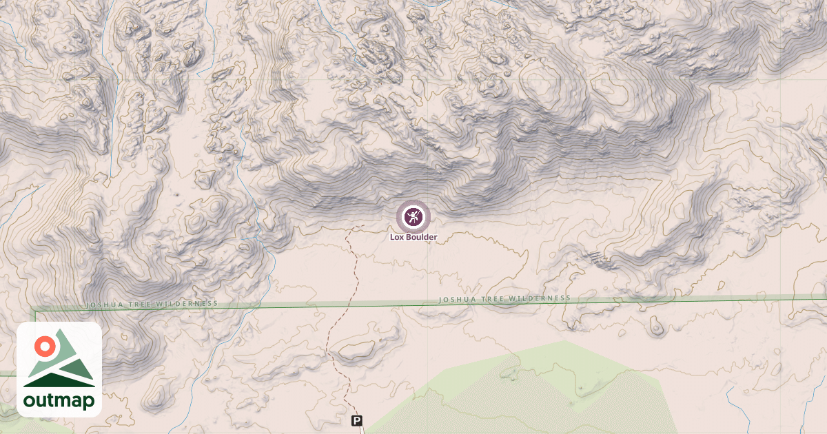 Map of Lox Boulder