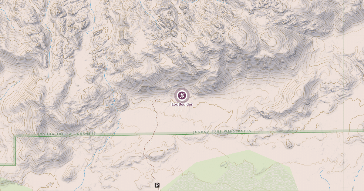 Map preview of Lox Boulder
