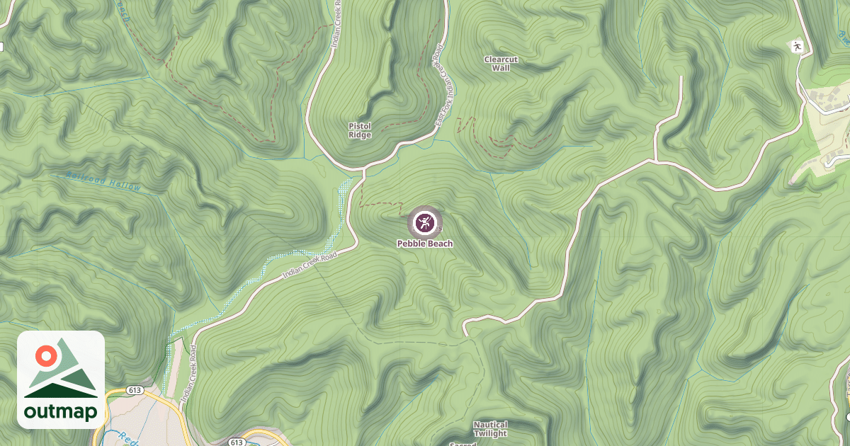 Map of Pebble Beach