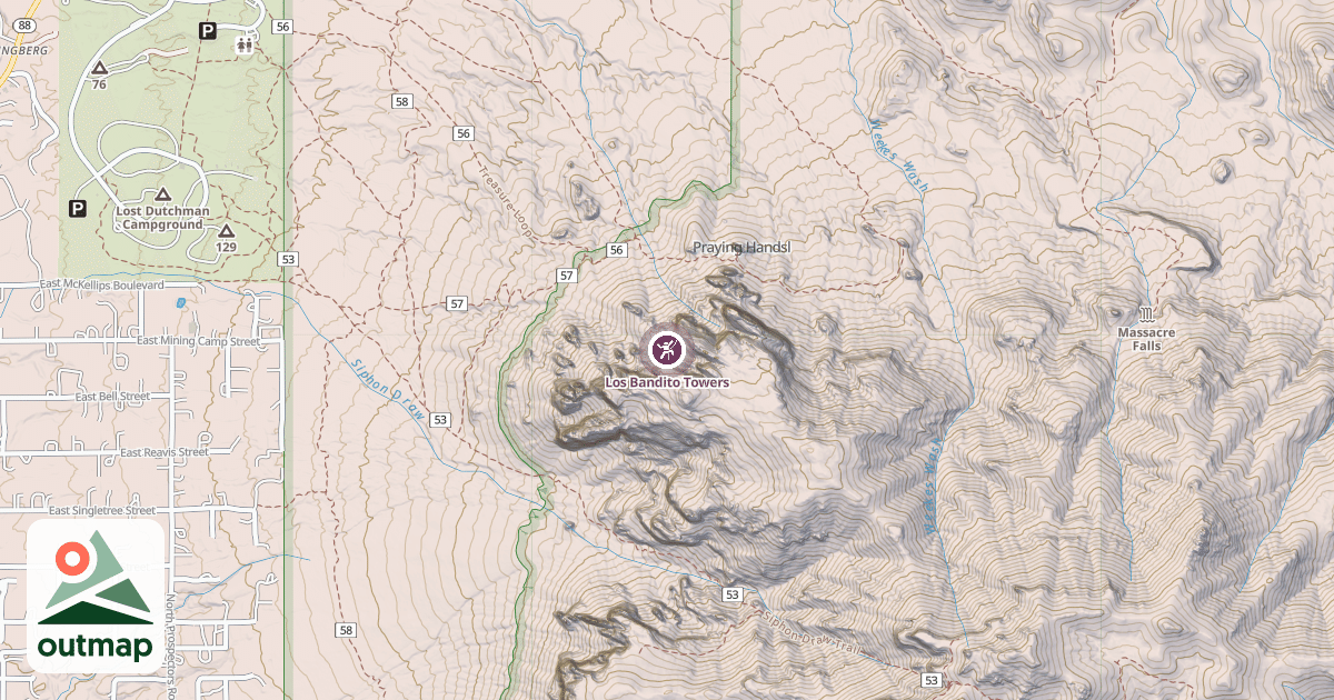 Map of Los Bandito Towers