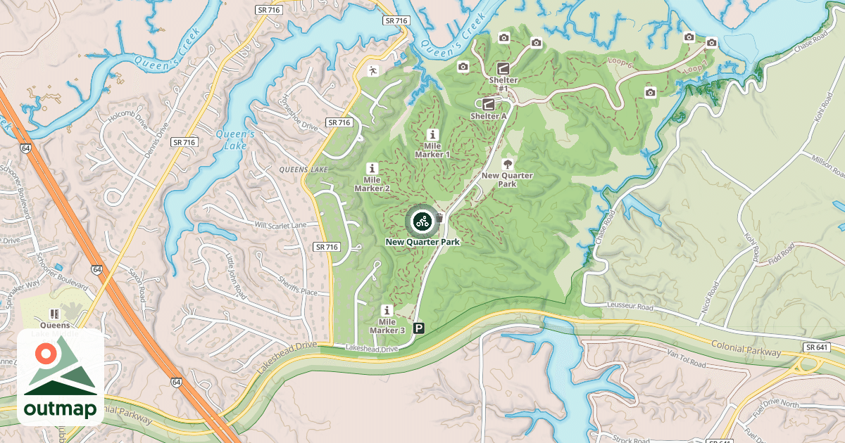 Map of New Quarter Park