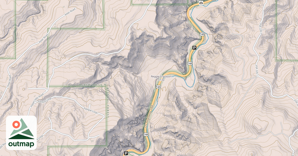 Map of Reggie Crackson