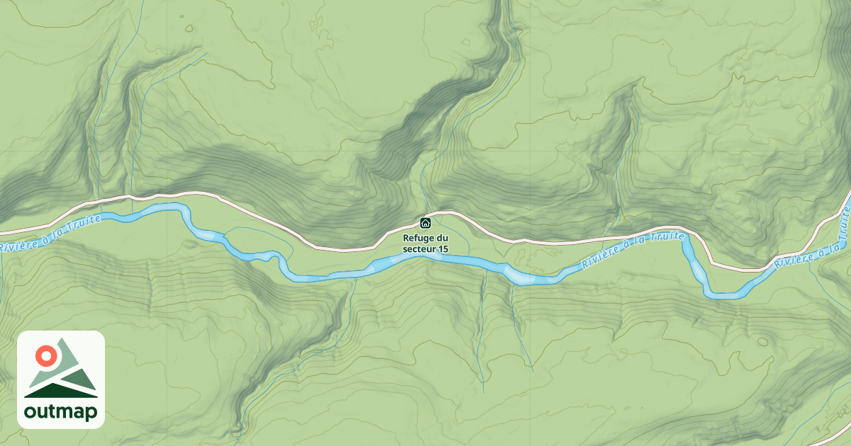 Map of Refuge du secteur 15