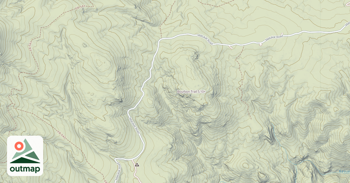 Map of Bourbon Trail