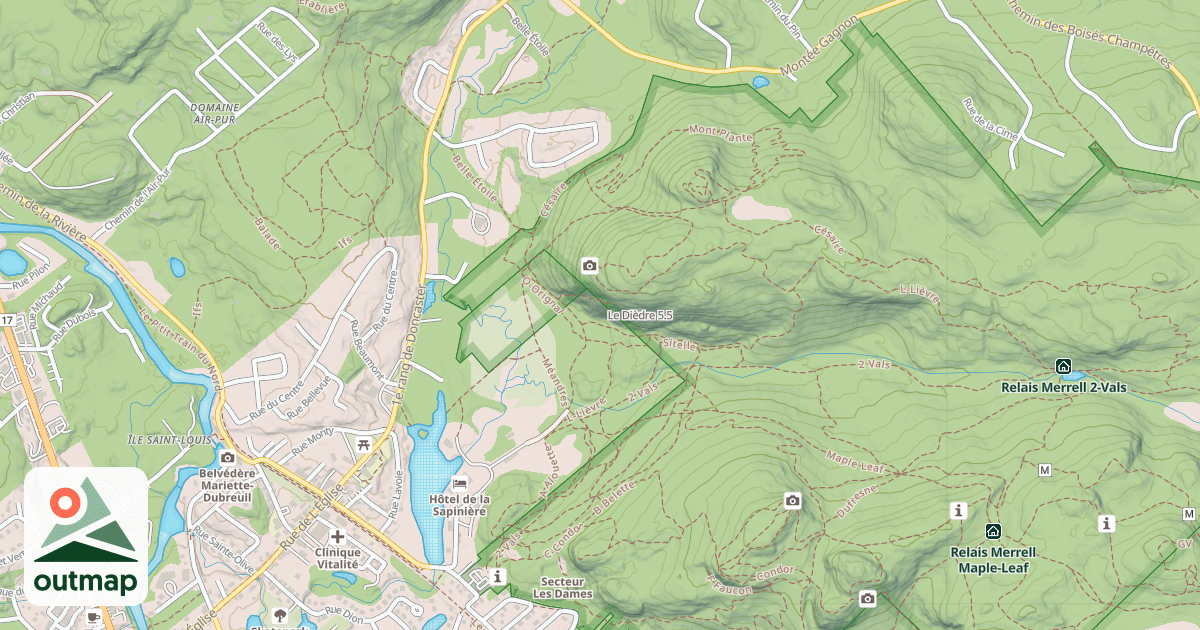Map of Le Dièdre