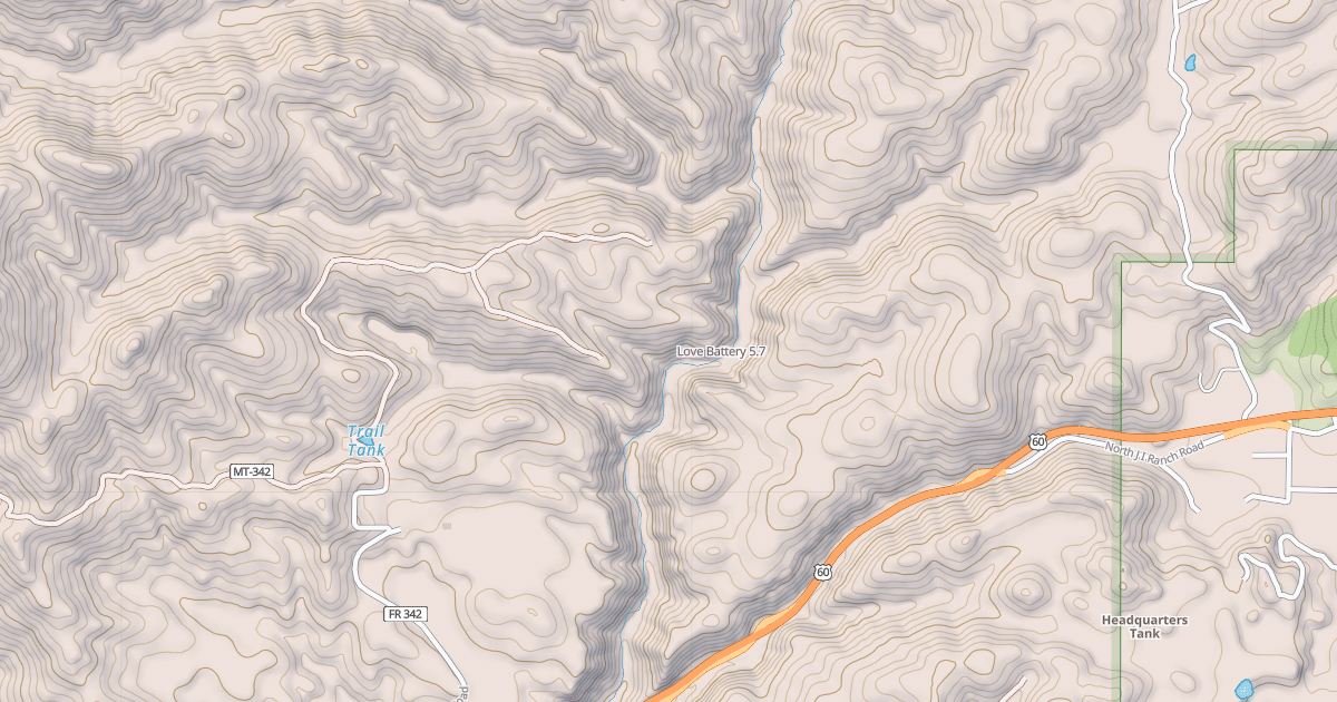 Map preview of Love Battery