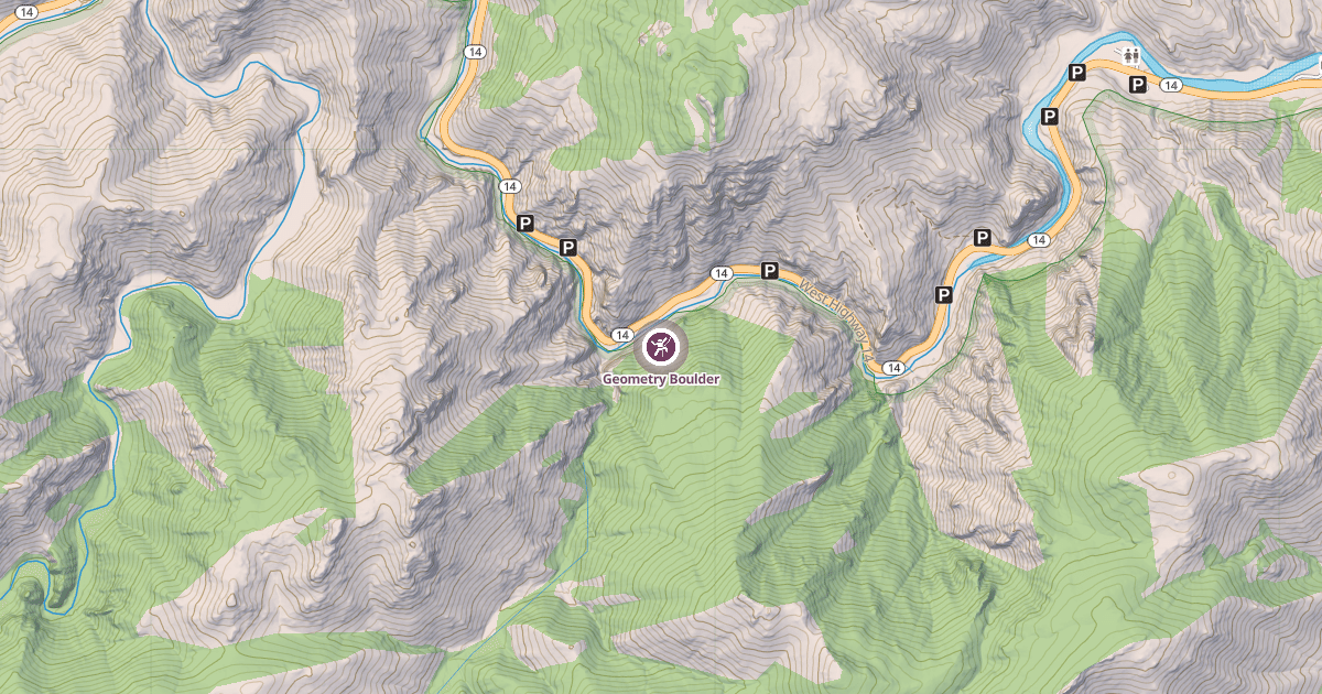 Map preview of Geometry Boulder
