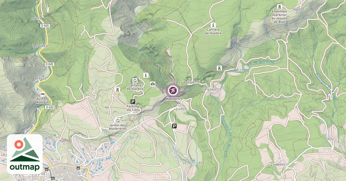 Map of Klettern