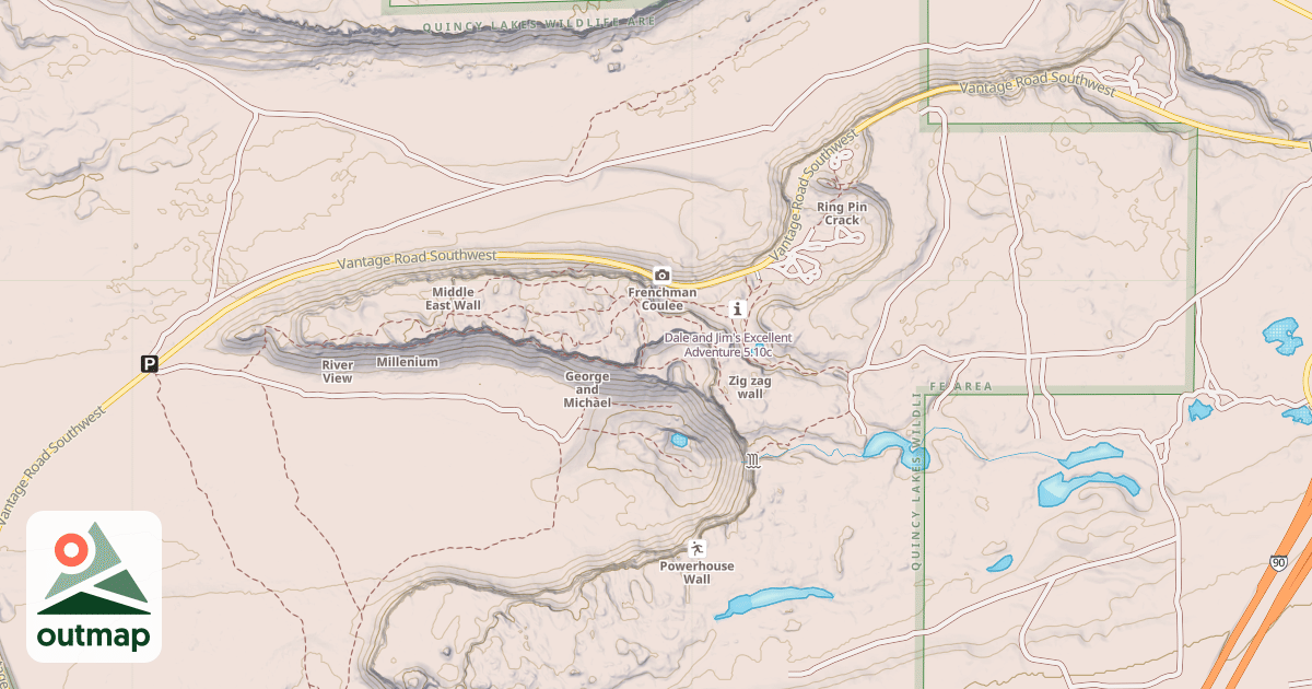Map of Dale and Jim's Excellent Adventure