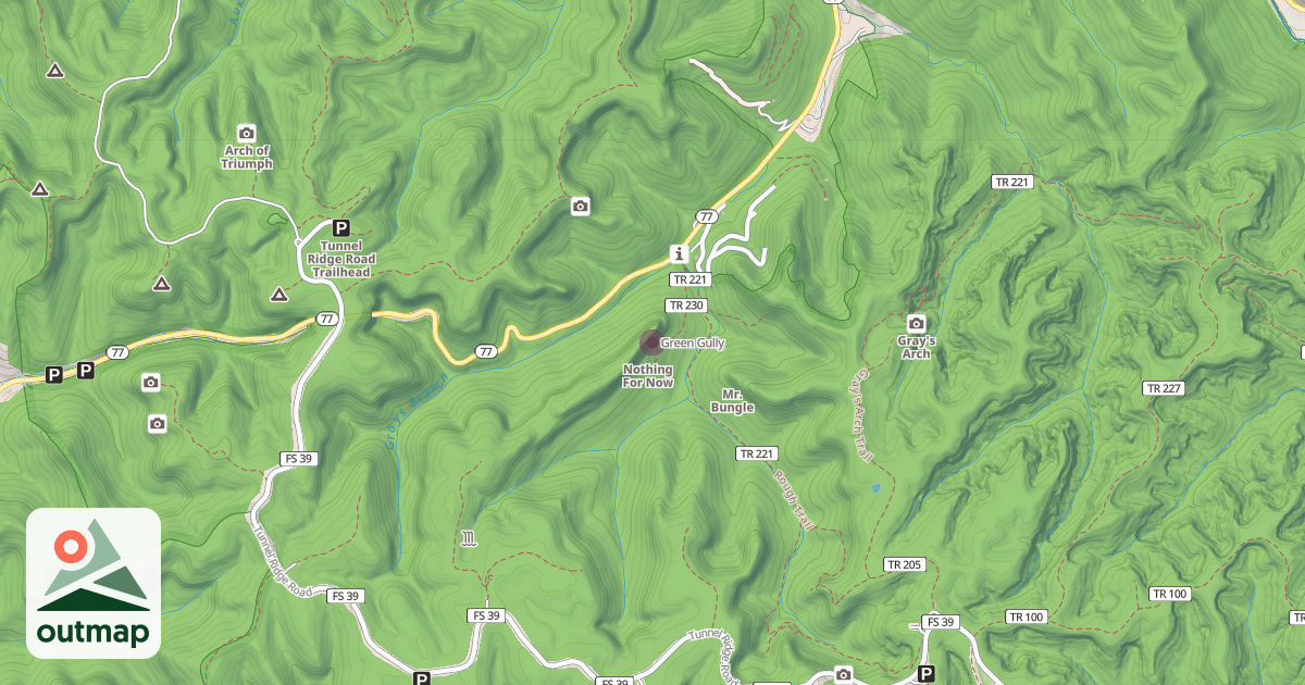 Map of Green Gully