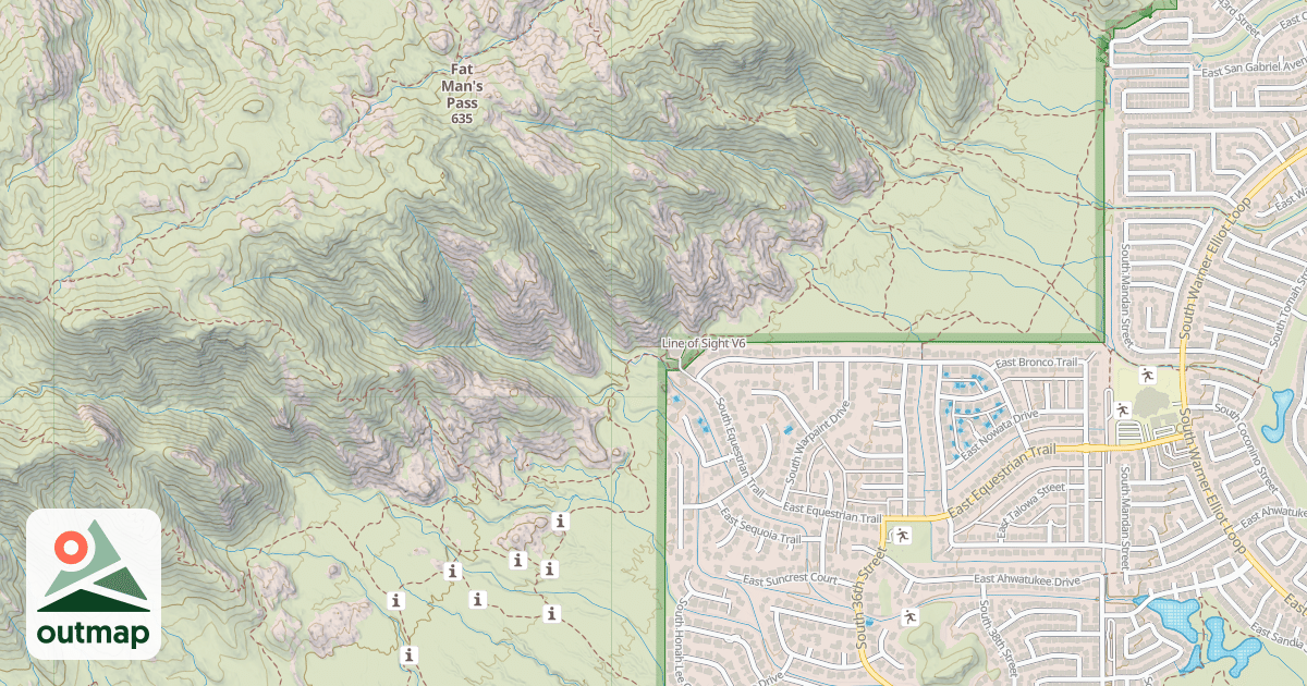 Map of Line of Sight