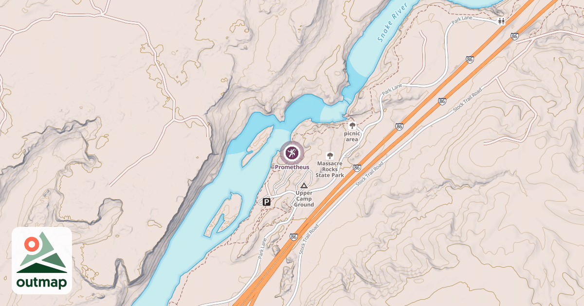 Map of Prometheus