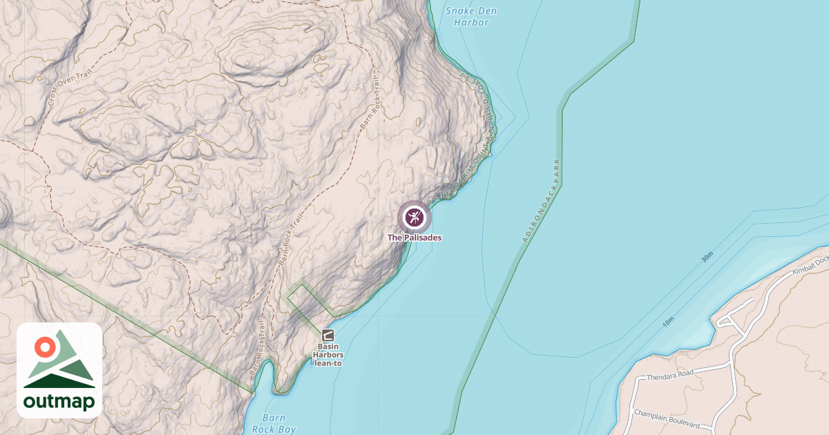 Map of The Palisades