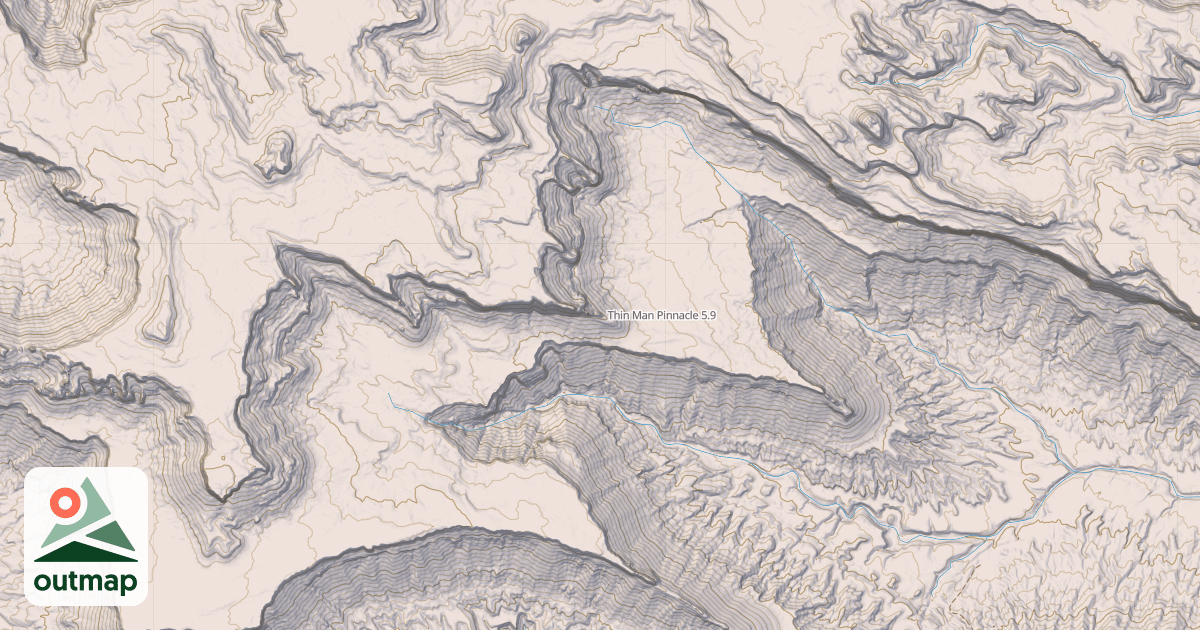 Map of Thin Man Pinnacle