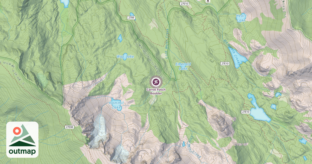Map of Carrot Patch Boulder