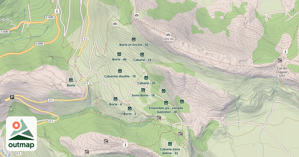 Map of Cabane - 21
