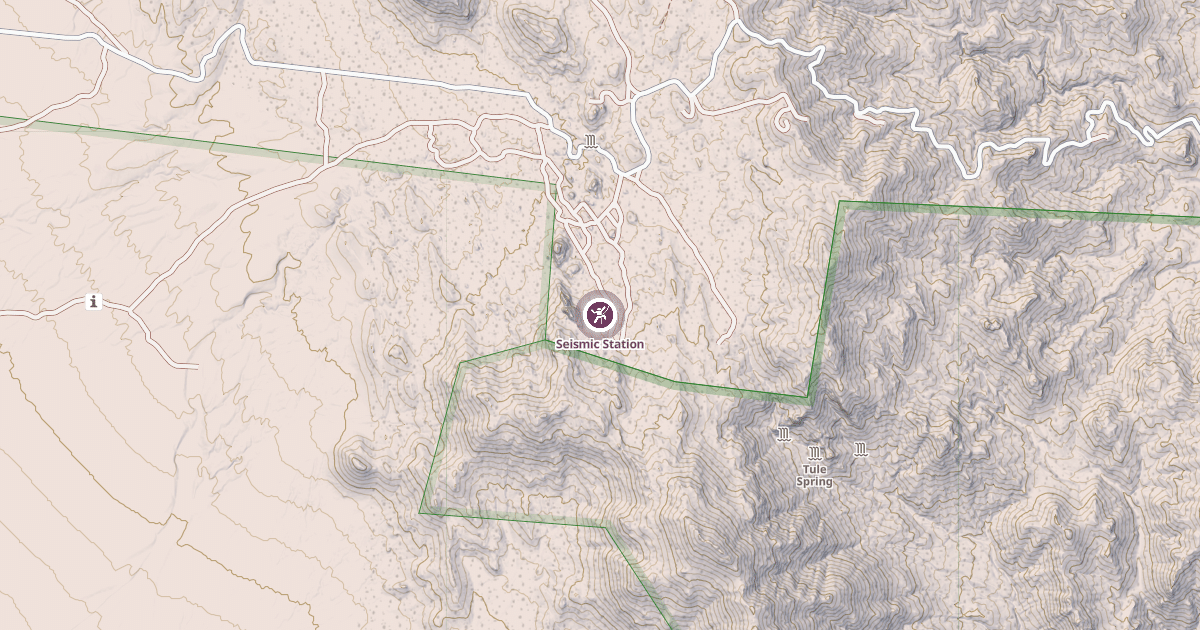 Map preview of Seismic Station