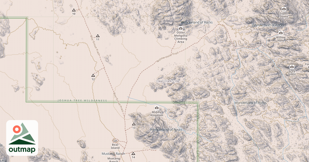 Map of Clean Crack
