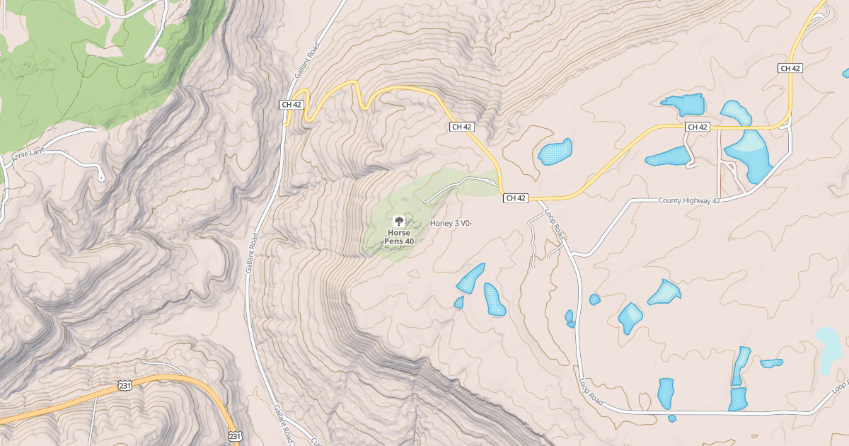 Map preview of Honey 3