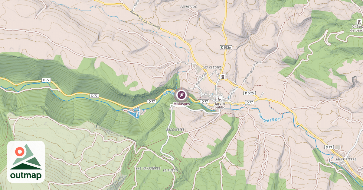 Map of Malaspes