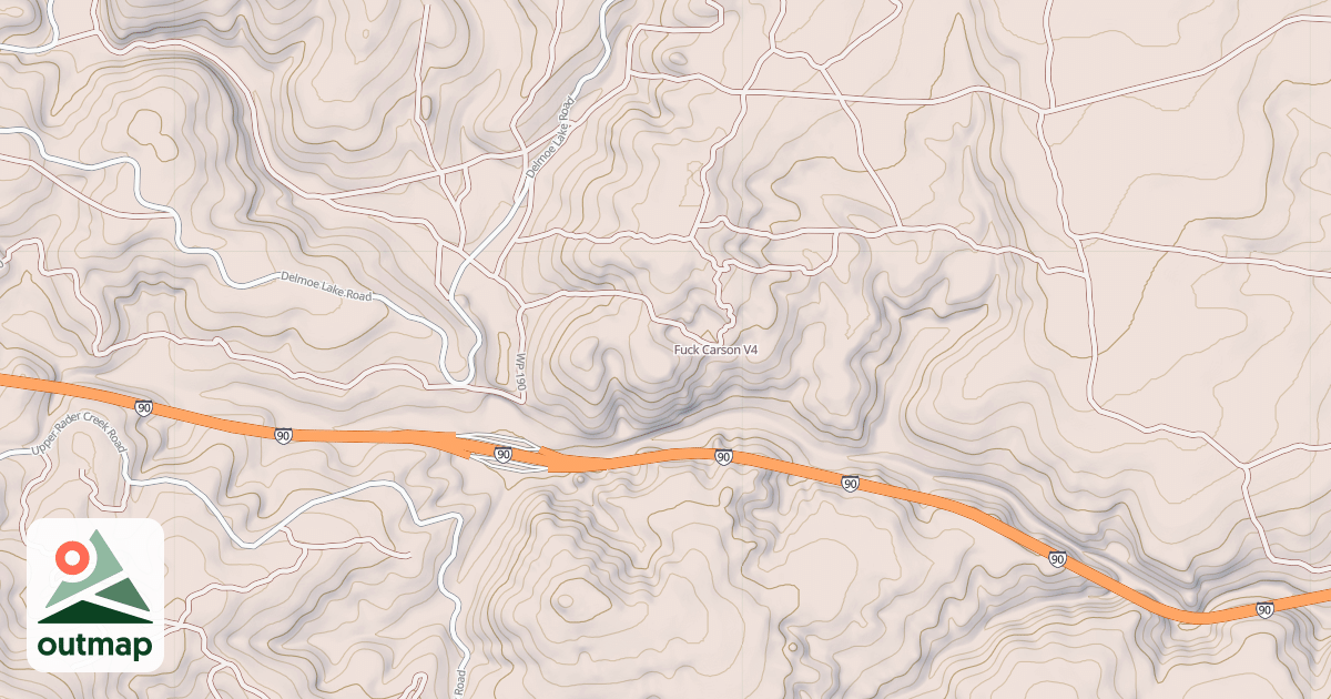 Map of Fuck Carson