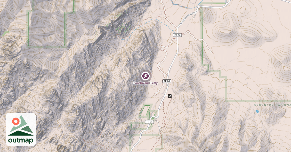 Map of Poncho and Lefty