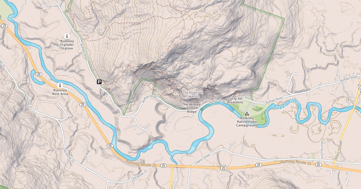 Map preview of The Road Not Taken