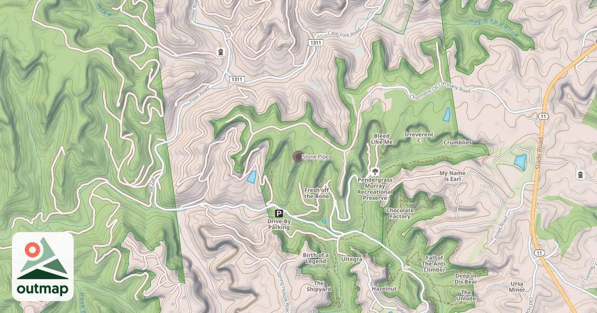 Map of Stone Pipe