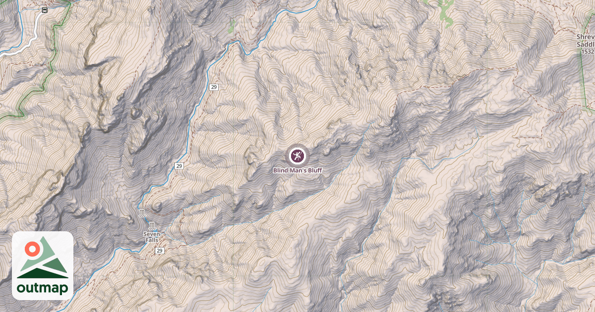 Map of Blind Man's Bluff