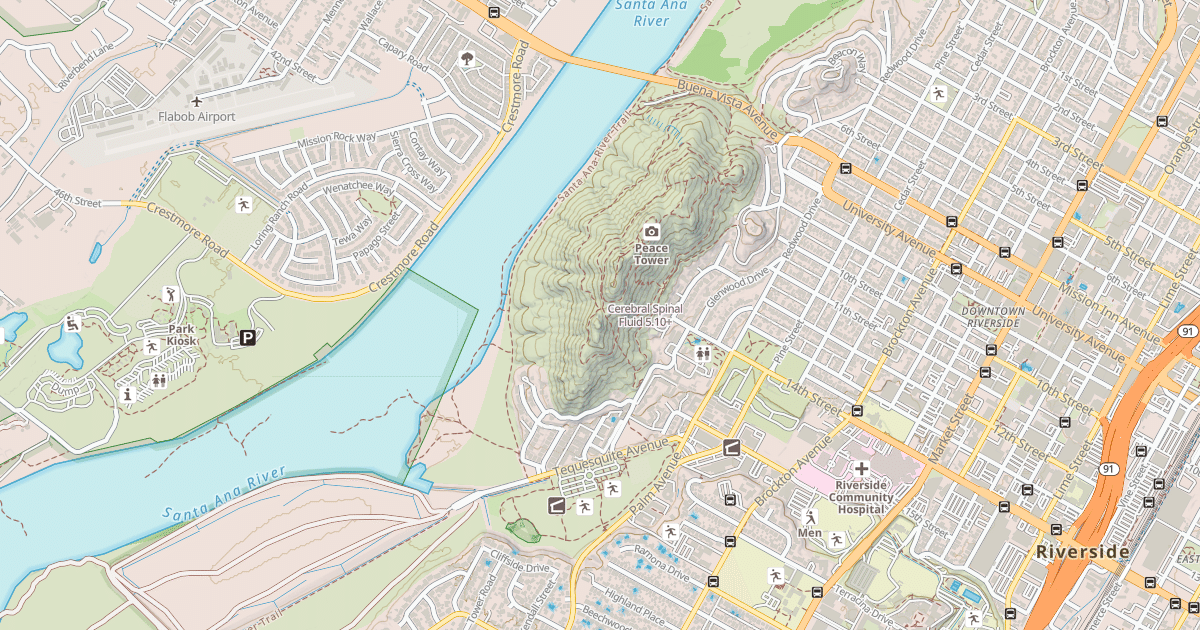 Map preview of Cerebral Spinal Fluid