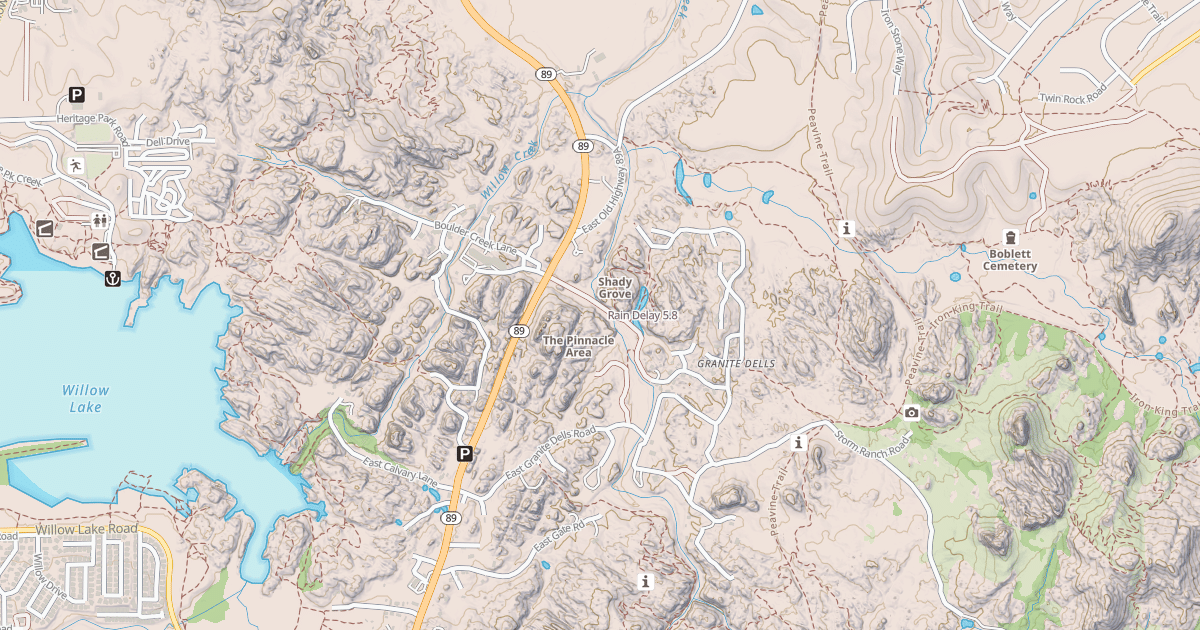 Map preview of Rain Delay