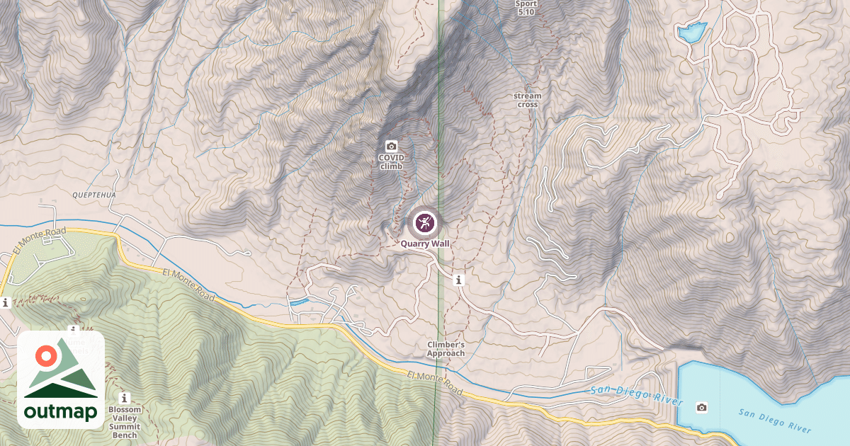 Map of Quarry Wall