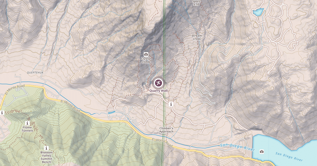 Map preview of Quarry Wall