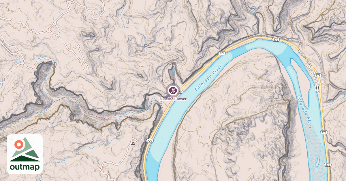 Map of Superball Tower