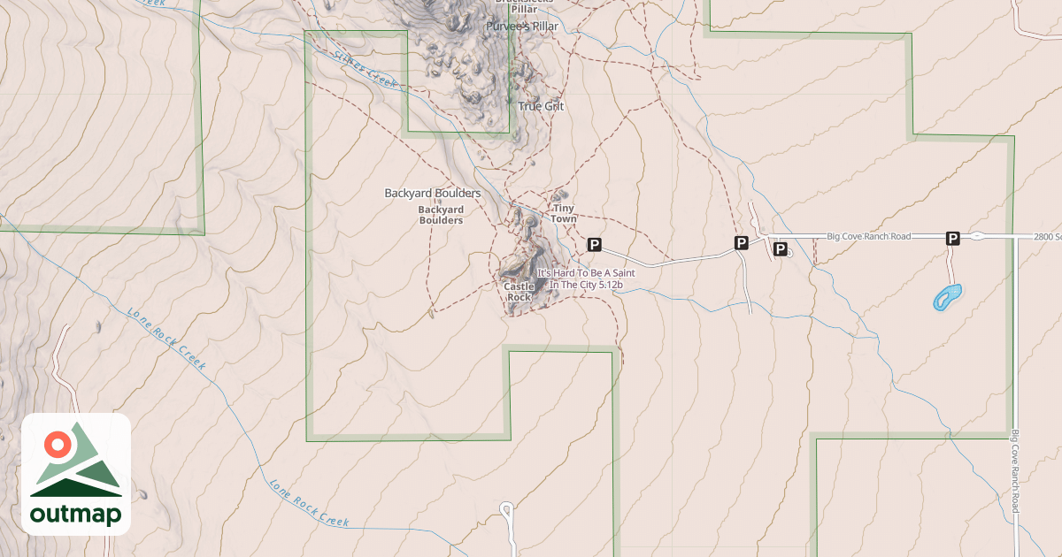 Map of It's Hard To Be A Saint In The City