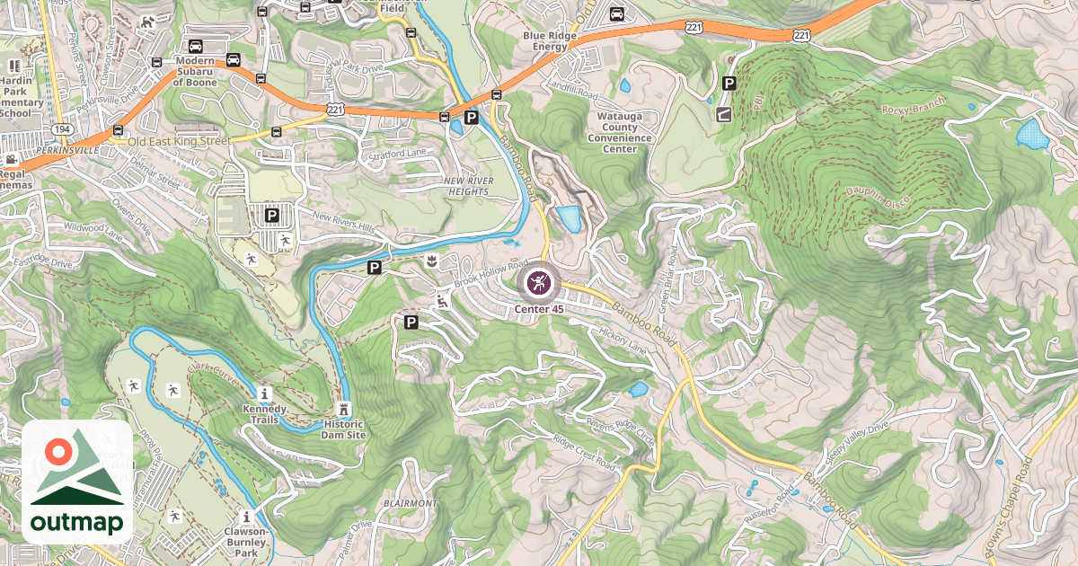 Map of Center 45