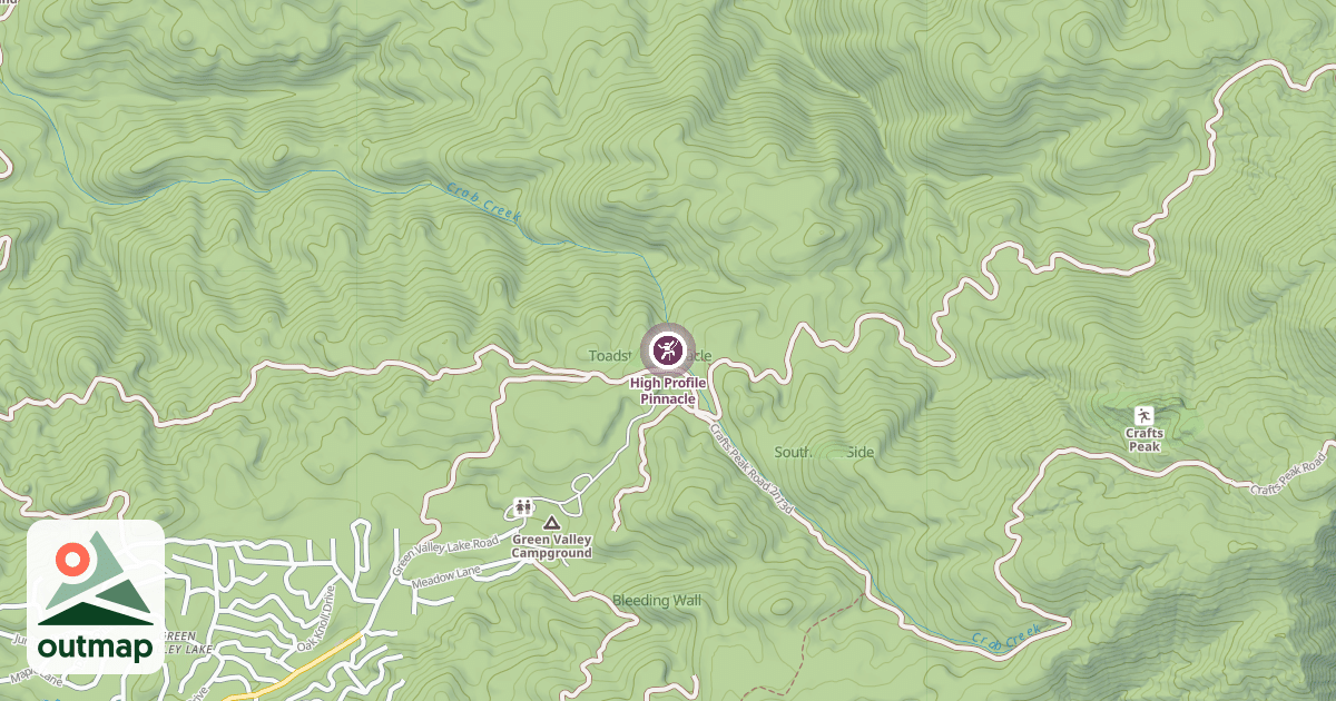 Map of High Profile Pinnacle