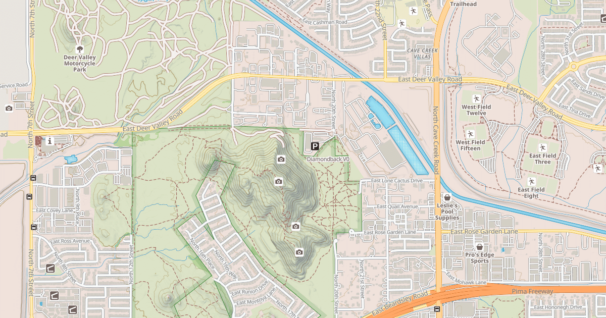 Map preview of Diamondback