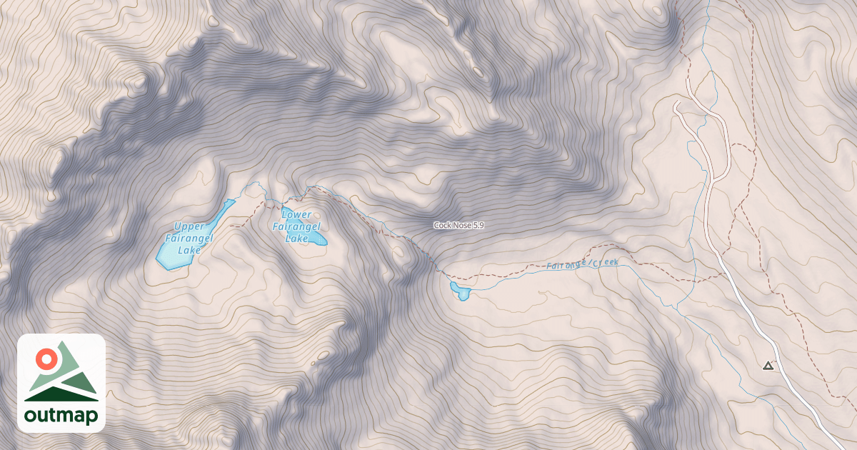 Map of Cock Nose