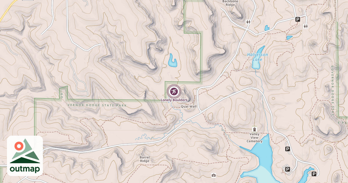 Map of Lonely Boulders