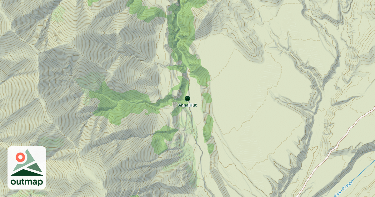 Map of Anna Hut