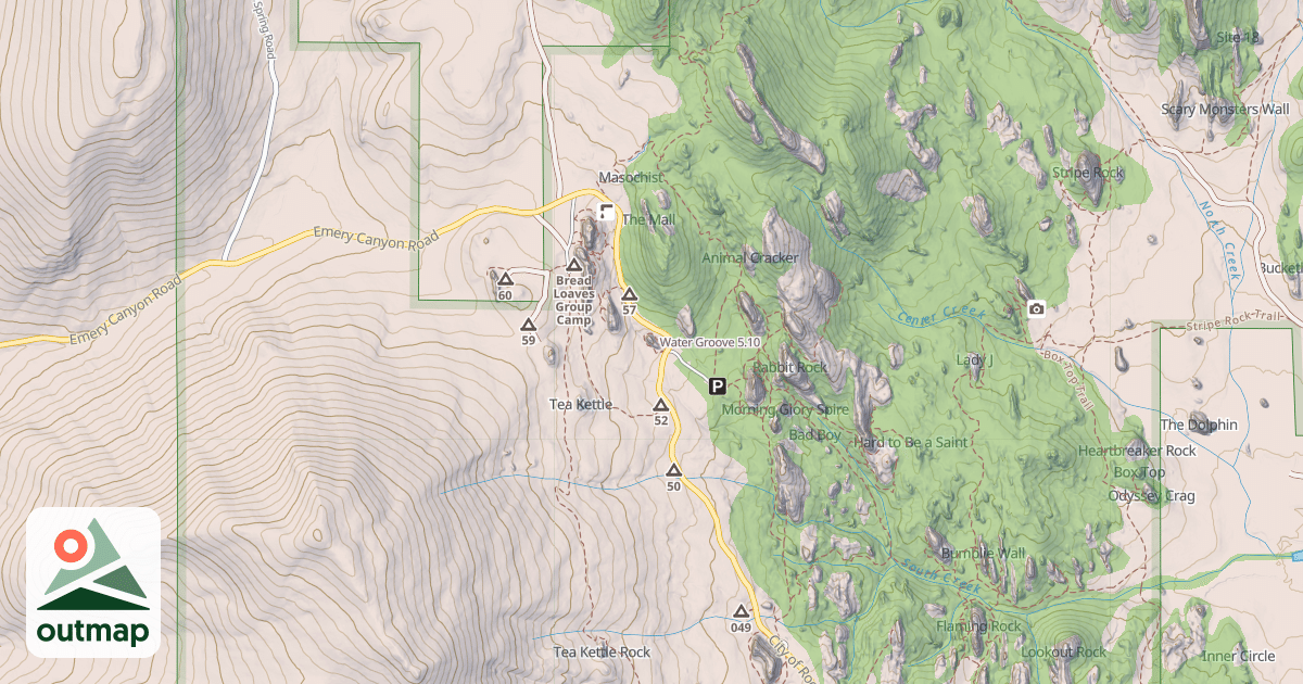 Map of Water Groove