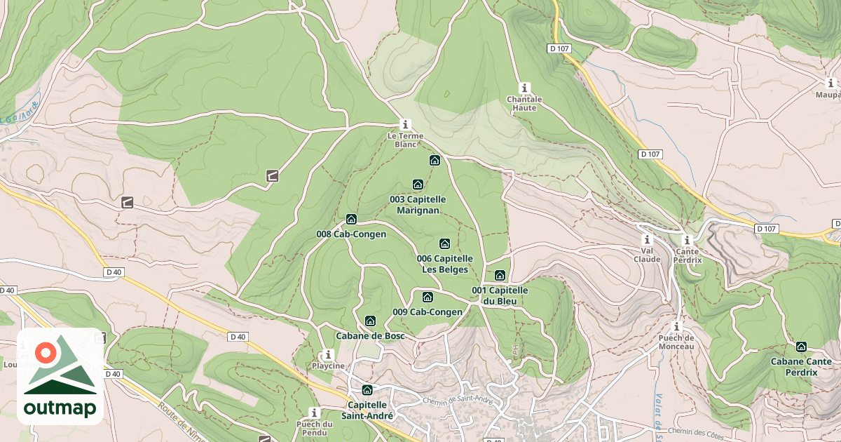 Map of 005 Capitelle La pyramide
