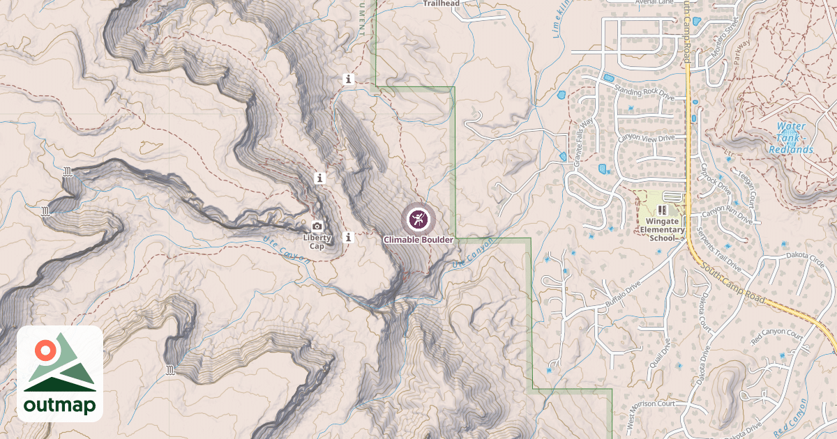 Map of Climable Boulder