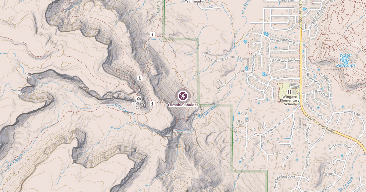 Map preview of Climable Boulder