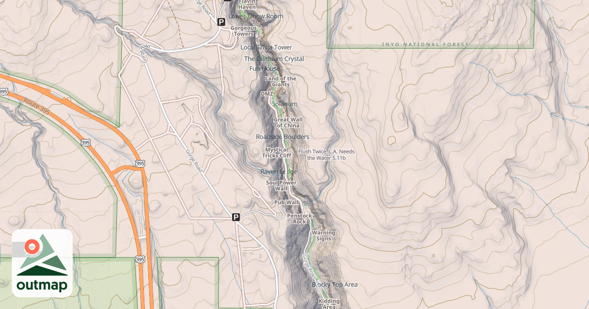 Map of Flush Twice, L.A. Needs the Water