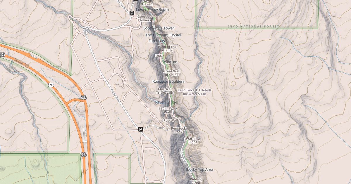 Map preview of Flush Twice, L.A. Needs the Water