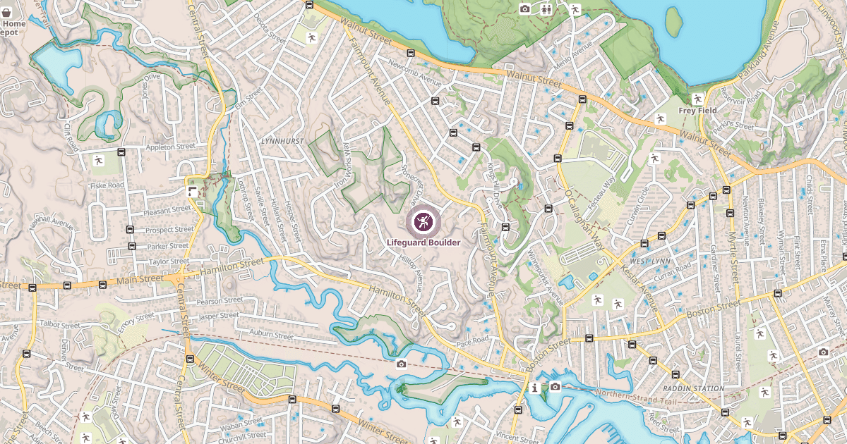 Map preview of Lifeguard Boulder