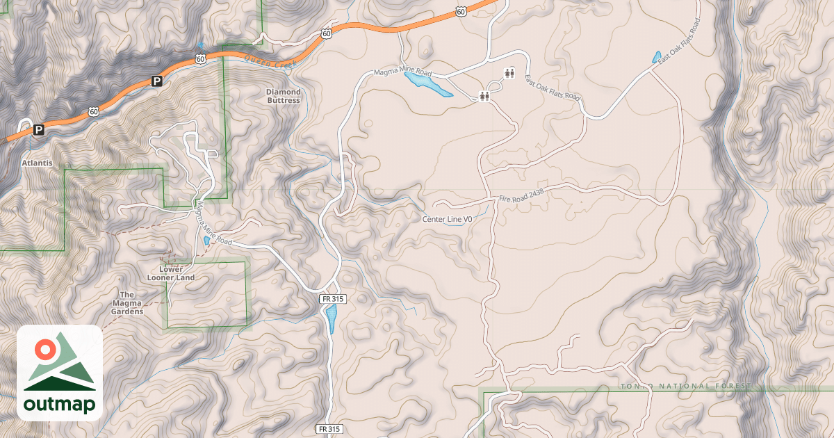 Map of Center Line