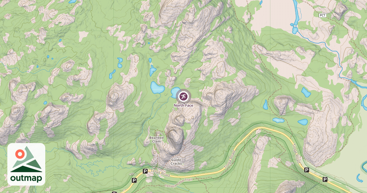 Map of North Face